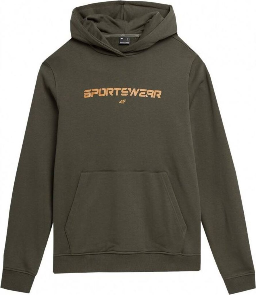 4F Herrensweatshirt ohne Verschluss Bedirence dunkelgrün M