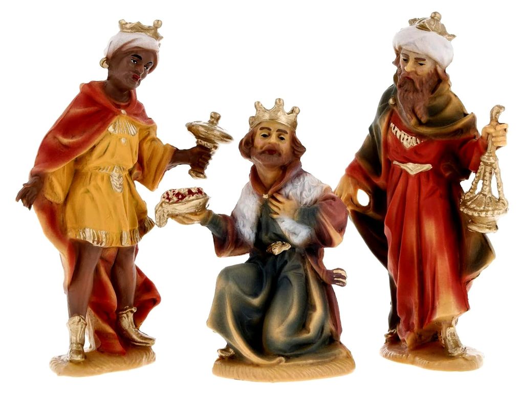 Heilige DREI Könige, 12 cm Figur (Kunststoff)