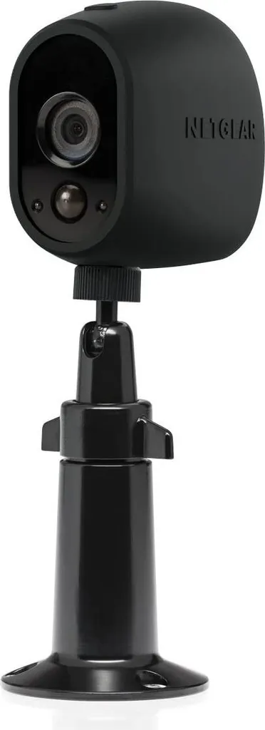 Support caméra Arlo anti angle mort fixation extérieure noire pivotante - 3
