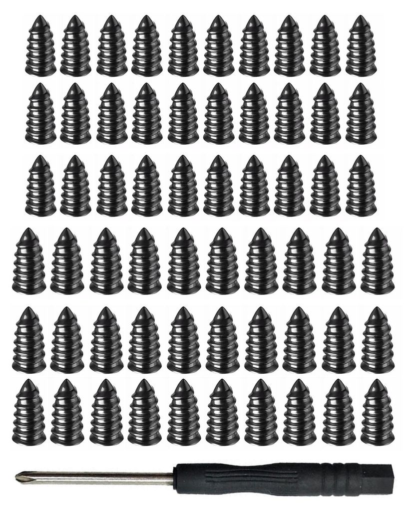 40/50/60-teiliges Reifenreparatur-Gumminagel-Set, Hochleistungs-Schraubnägel für Auto, Motorrad, LKW, Staubsauger, Reifenreparaturschrauben