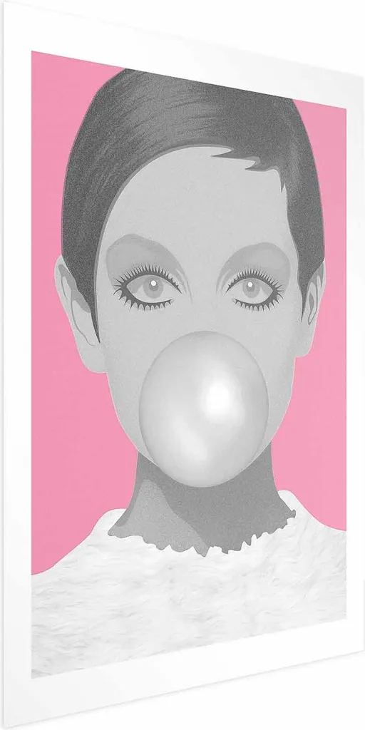 Decorare con il Poster Balloon Gum 60x90 cm: Stile Pop Senza Cornice