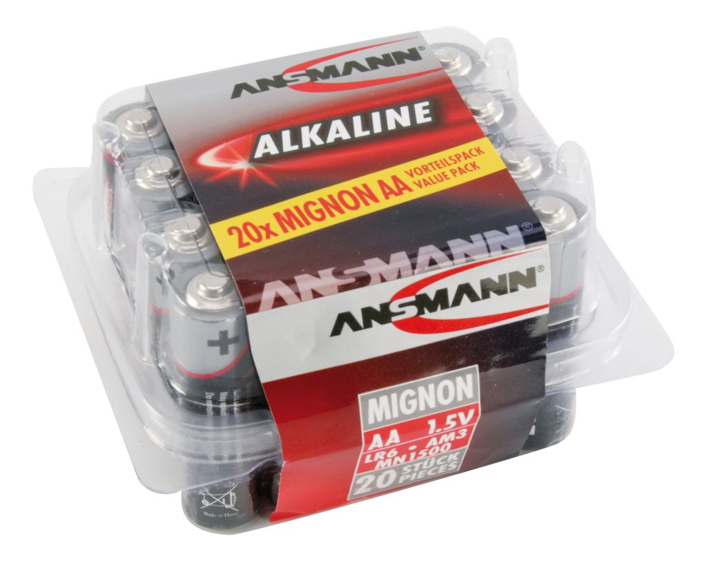 Ansmann 5015548, Alcalini, 14,5 mm, 14,5 mm, 50,5 mm, AA Immagine del prodotto 