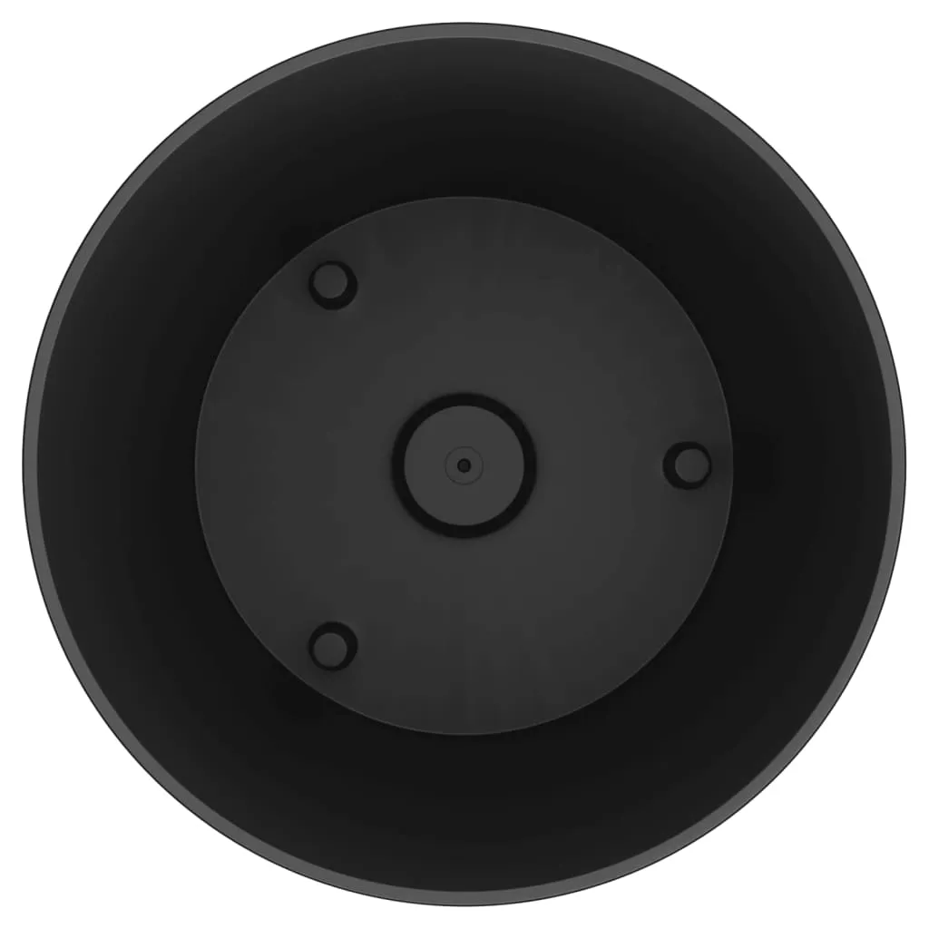 Bac à plantes robuste anthracite 15L insert amovible polypropylène PP
