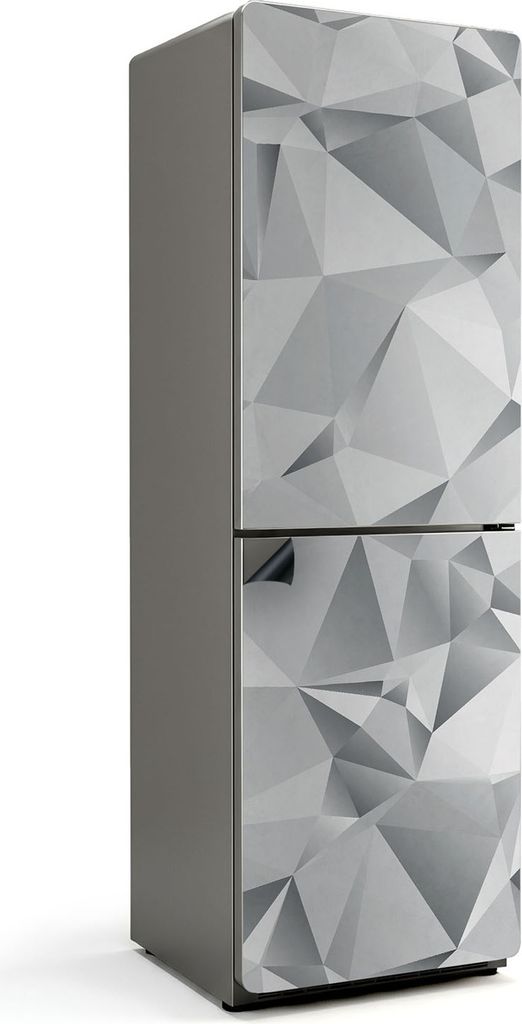 Abstraktes 3D-Muster – Magnetische Kühlschrank Abdeckung – Dekorfolie magnetisch Küche – Kühlschrank Magnet Deko – selbstklebende Magnet...