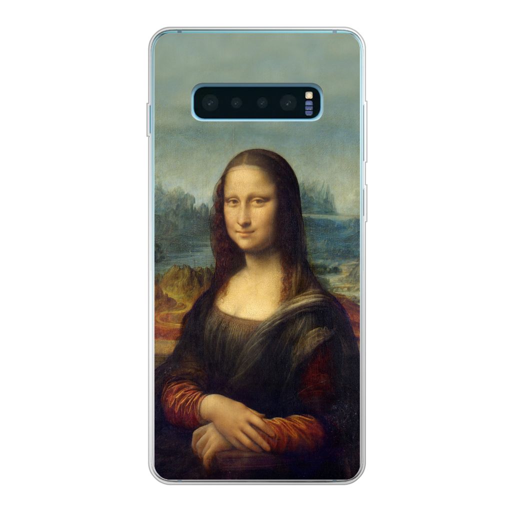 MuchoWow Handyhülle Schutzhülle Hülle für Samsung Galaxy S10 Lite Mona Lisa - Da Vinci - Gemälde Silikon Softcase Handy Hülle - Schutz