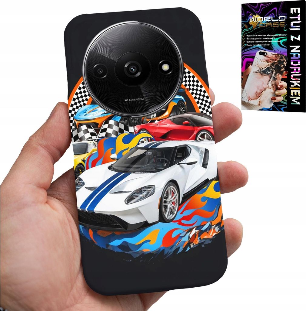 Gehäuse Für Xiaomi Redmi A3 - Sportwagen, Rennsportgehäuse + Glas