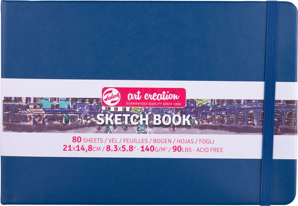 ROYAL TALENS Skizzenbuch Art Creation 210 x 150 mm blau Querformat