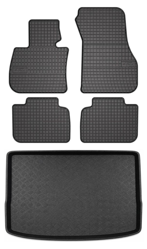 Tapis en caoutchouc + bac de coffre pour BMW Seria 2 F45 Image du produit 