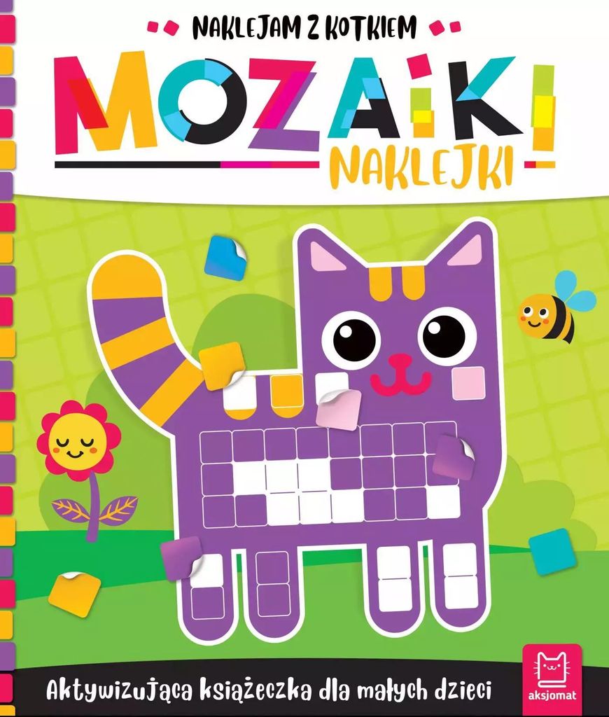 Mosaik Aufkleber Buch Akt. d/m Kinder...mit Kätzchen 38979