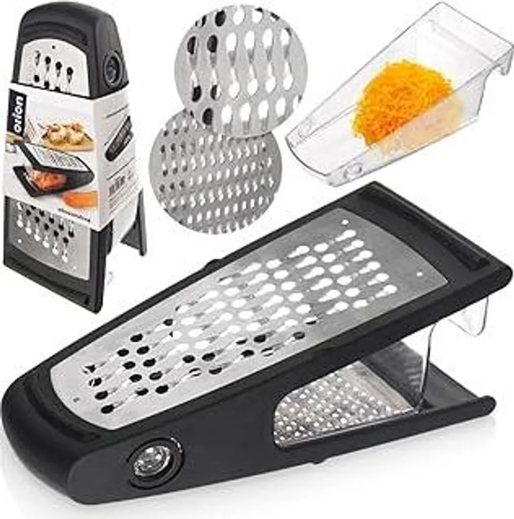 Grattugia per Bambini e Famiglia con Box Contenitore Sicuro 4cm