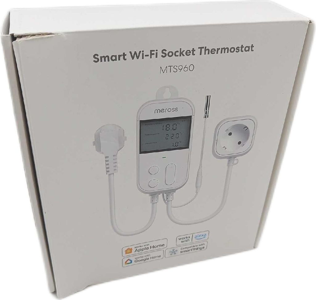 Meross Temperaturregler Smart Thermostat Steckdose DIGITAL WLAN WiFi HomeKit smart