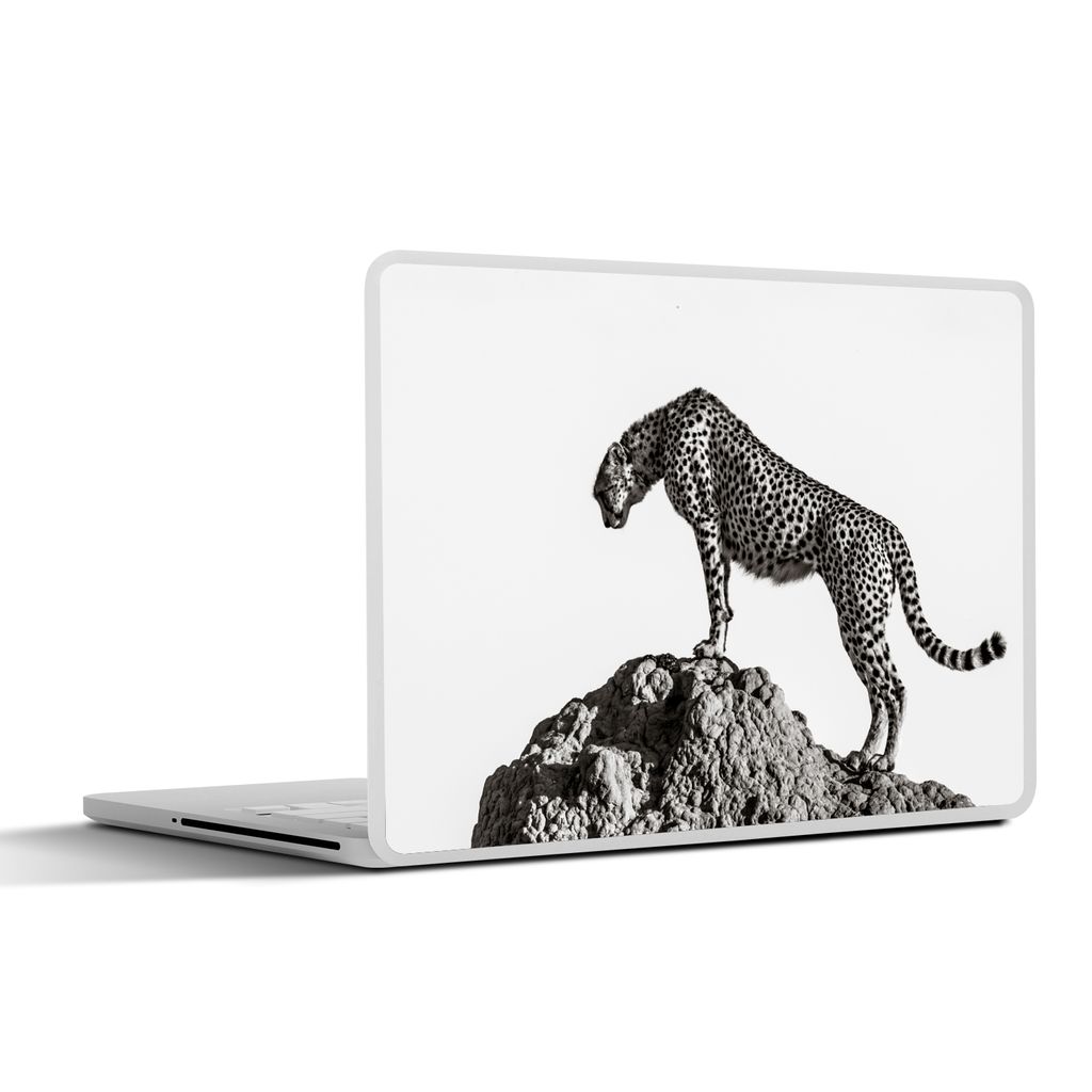 MuchoWow Laptop Aufkleber Sticker Cover Raubtier - Panther - Tiere - Natur 30x21 cm - Sticker für Laptop - Selbstklebend