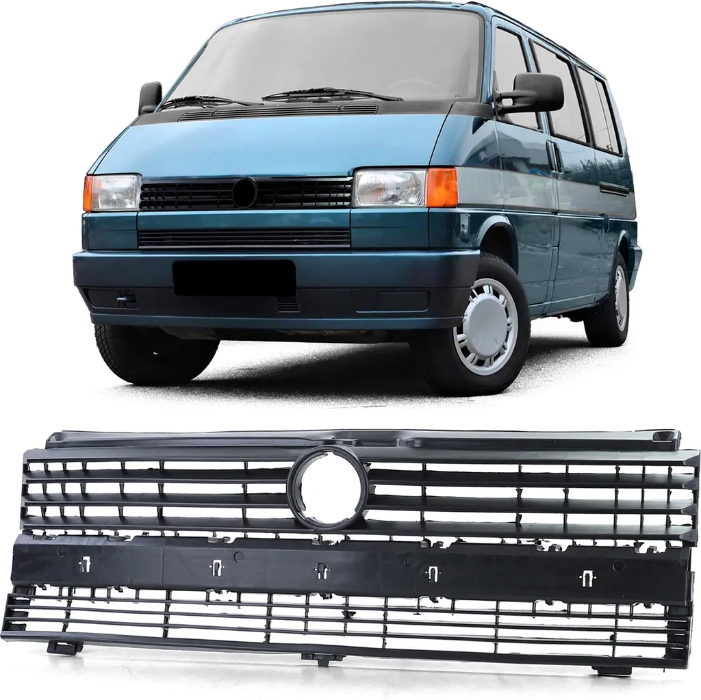 Grille de Calandre VW T4 Noir en ABS Haute Résistance Modèles 90-04