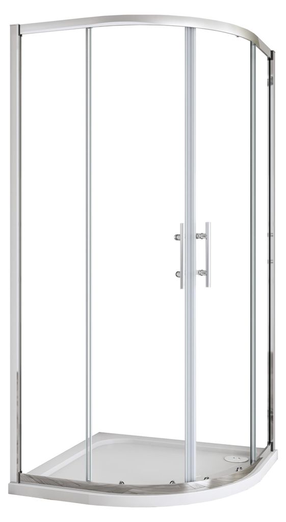 Duschspa 80x80x185cm Duschkabine Schiebetür Runddusche Mit Produktbild 