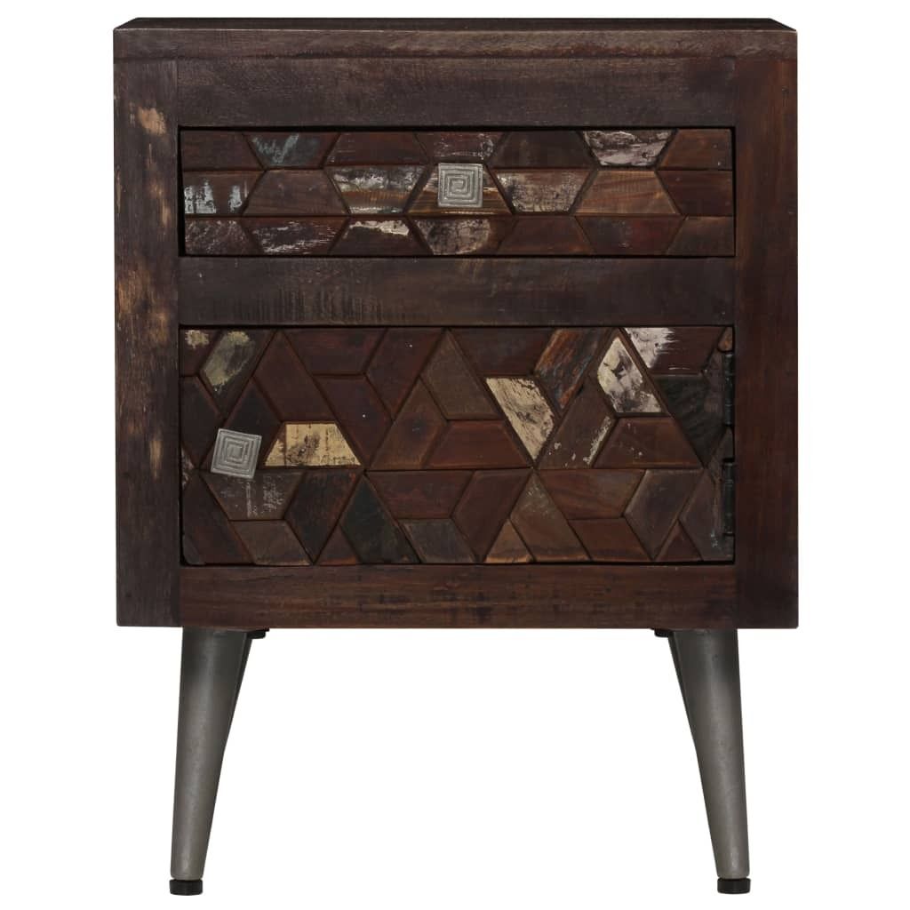 vidaXL Stolik nocny z litego drewna 40x30x50 cm Zdjęcie produktu 