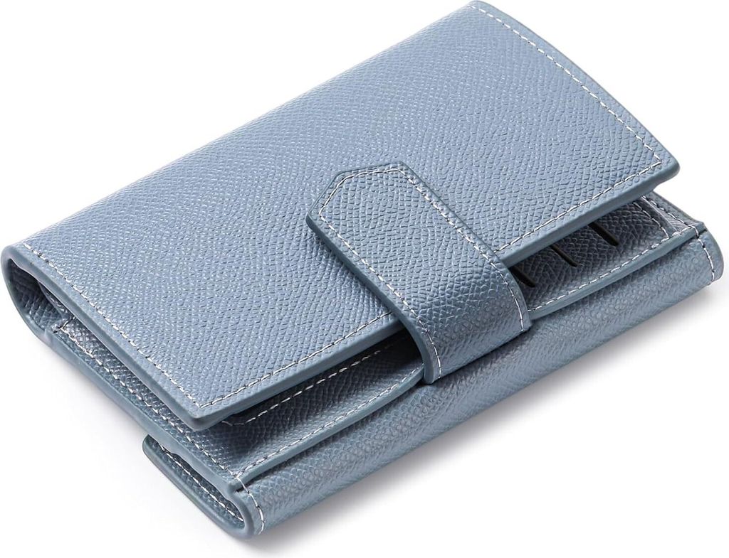 Geldbörse Damen Kunstleder,Geldbeutel für Frauen mit RFID-Schutz, Damen Portemonnaie Zipper Brieftasche