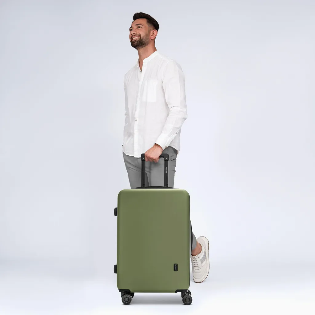Valise de taille moyenne REDOLZ Essentials 09 Olive - Bagage 67cm - 5