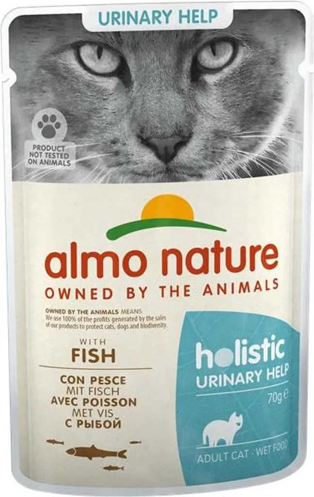Almo Nature Urinary Support au Poisson 70g x30 - Pâtée pour Chat - 2