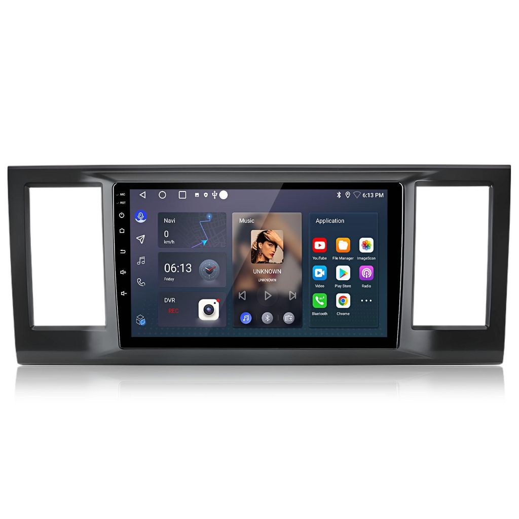 Radio Android 6+128 Go pour VW T6 Transporter Caravelle Image du produit 