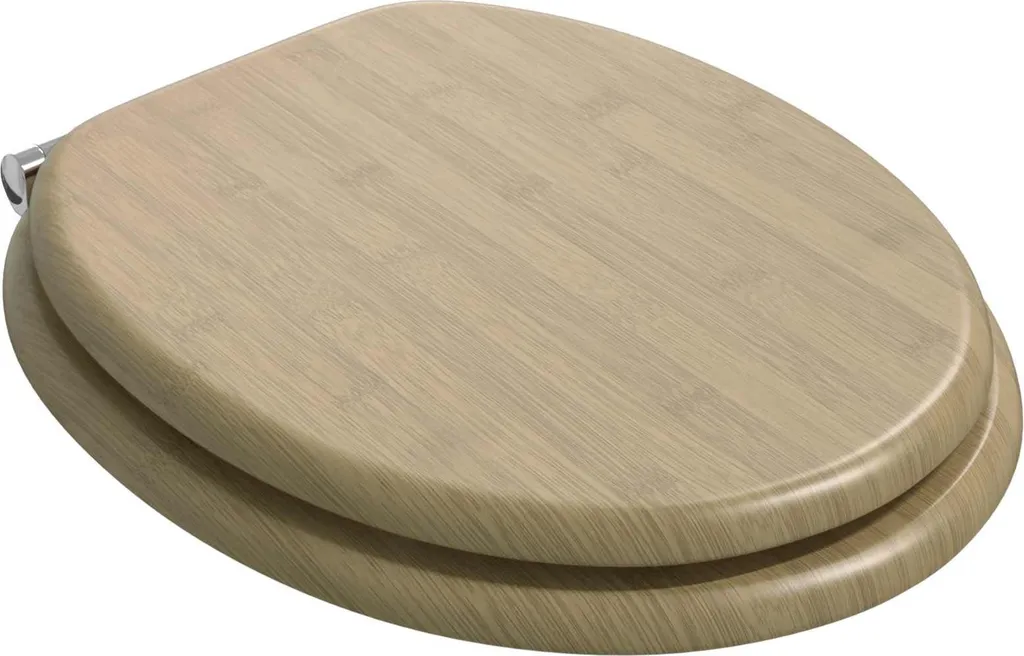 vidaXL Sedile WC 2 Pezzi Bambù Chiaro 44x38cm MDF | Offerta Coppia
