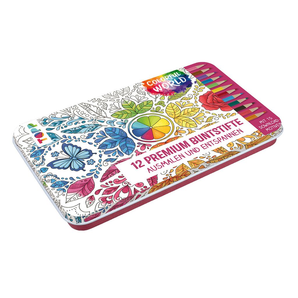 frech verlag COLORF.WORLD BUNTSTI 12 PERM.BUNTSTIF 12 PERM.BUNTSTIF