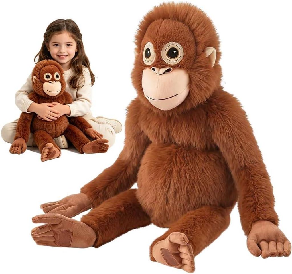 Großer Orang-Utan Plüsch 60 cm – Kuscheltier – Stofftier – Produktbild 