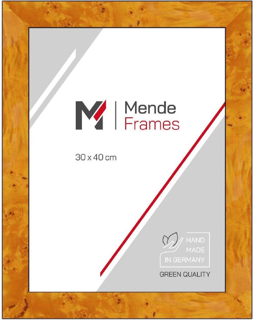 MendeFrames Holz-Bilderrahmen H14E Wurzeldekor hell 40x50 cm
