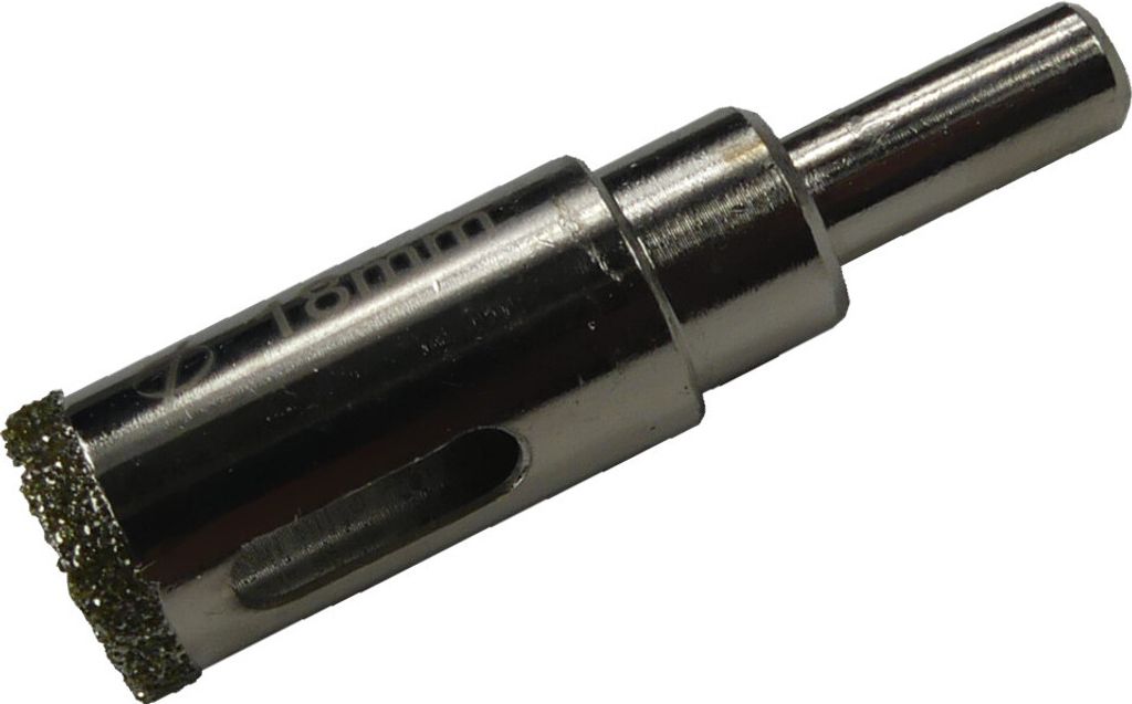 Fliesenbohrer Ø 18mm Glasbohrer Diamantbohrer Steinbohrer Kernbohrer Bohrkrone Hohlbohrer Diamantbohrkrone Marmorbohrer Bohrer BOHRFUX