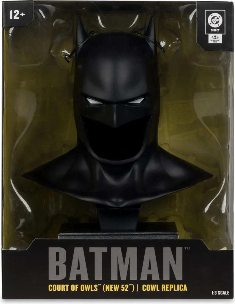 Réplique Batman Cowl Court of Owls 1:3 McFarlane 17938 Masque Officiel DC