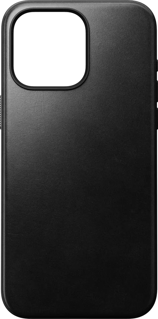 Coque iPhone 15 Pro Max Cuir Nomad Noir : Patine Robuste et Unique