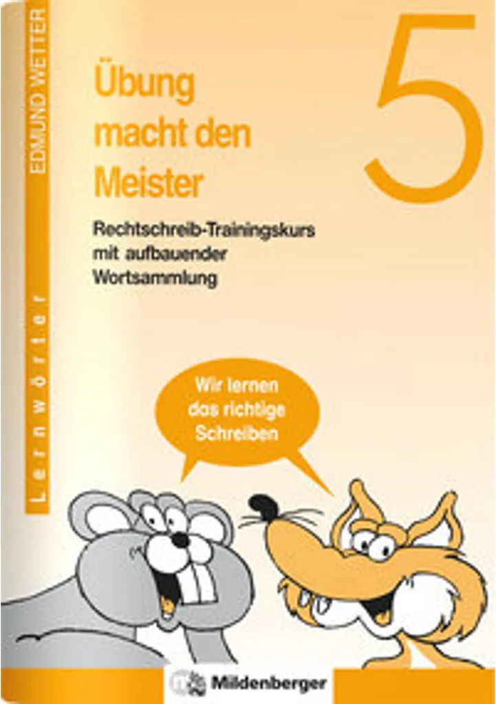 Cahier Übung macht den Meister 5 pour apprendre l'allemand efficacement