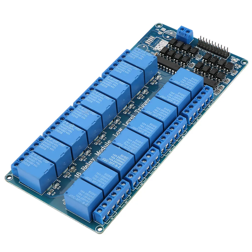 Modulo Relè Professionale 16 Canali 24V per Automazione e PLC