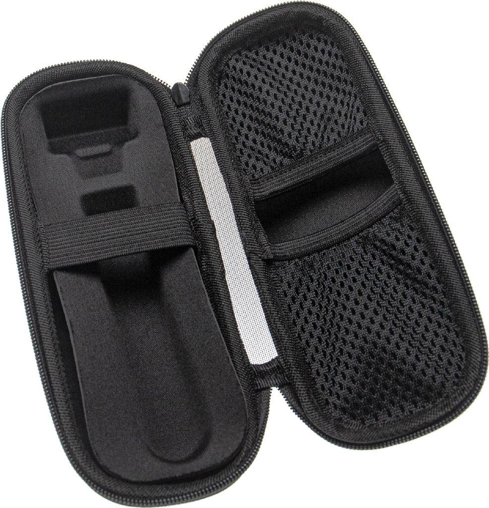 vhbw Etui Tasche kompatibel mit Philips OneBlade QP2520, QP2527, QP2523, QP25xx, QP2530, QP26xx, QP2630 Rasierer - Schutzhülle Schwarz