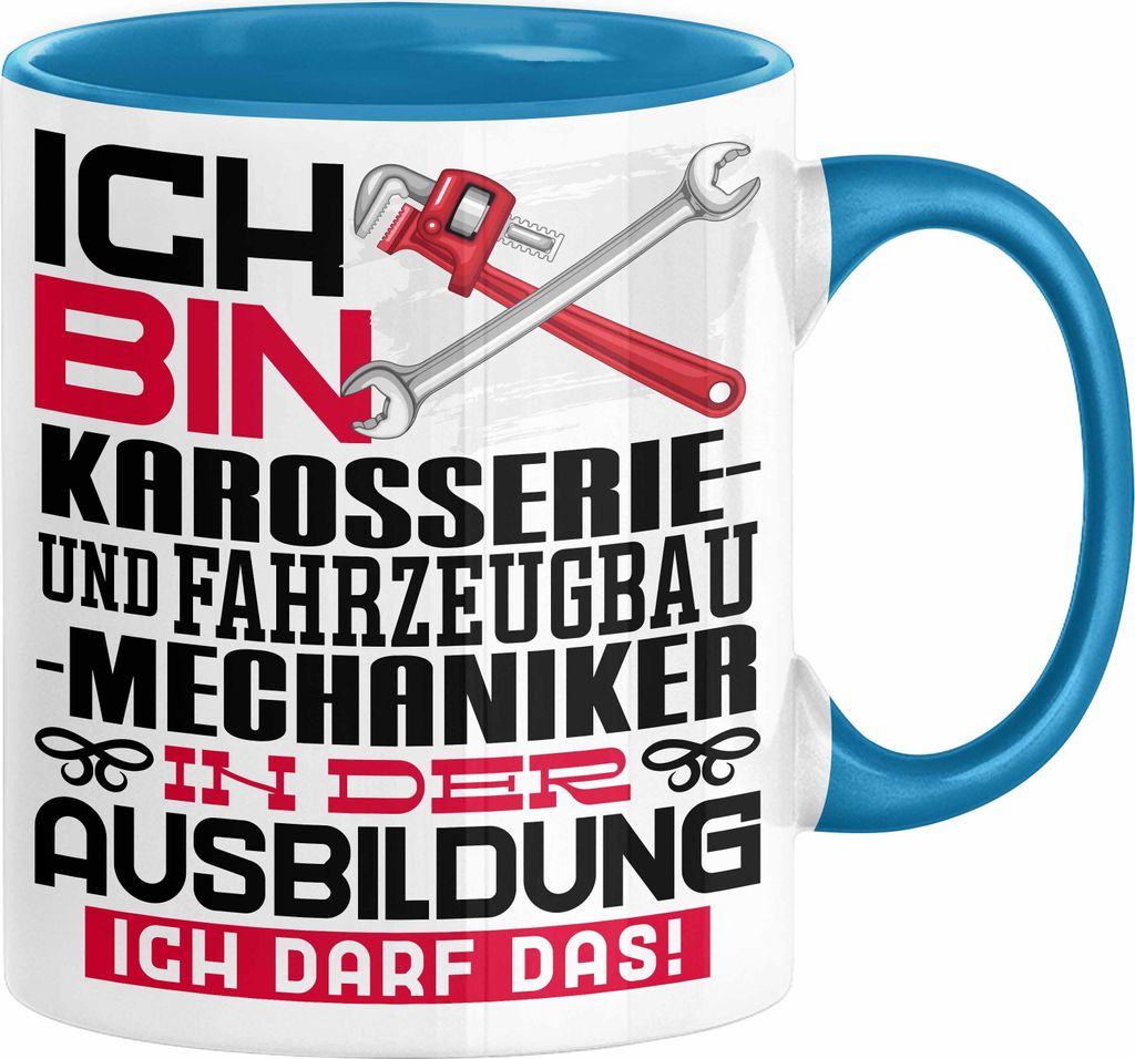 Karosserie- und Fahrzeugbaumechaniker Ausbildung Tasse Produktbild 