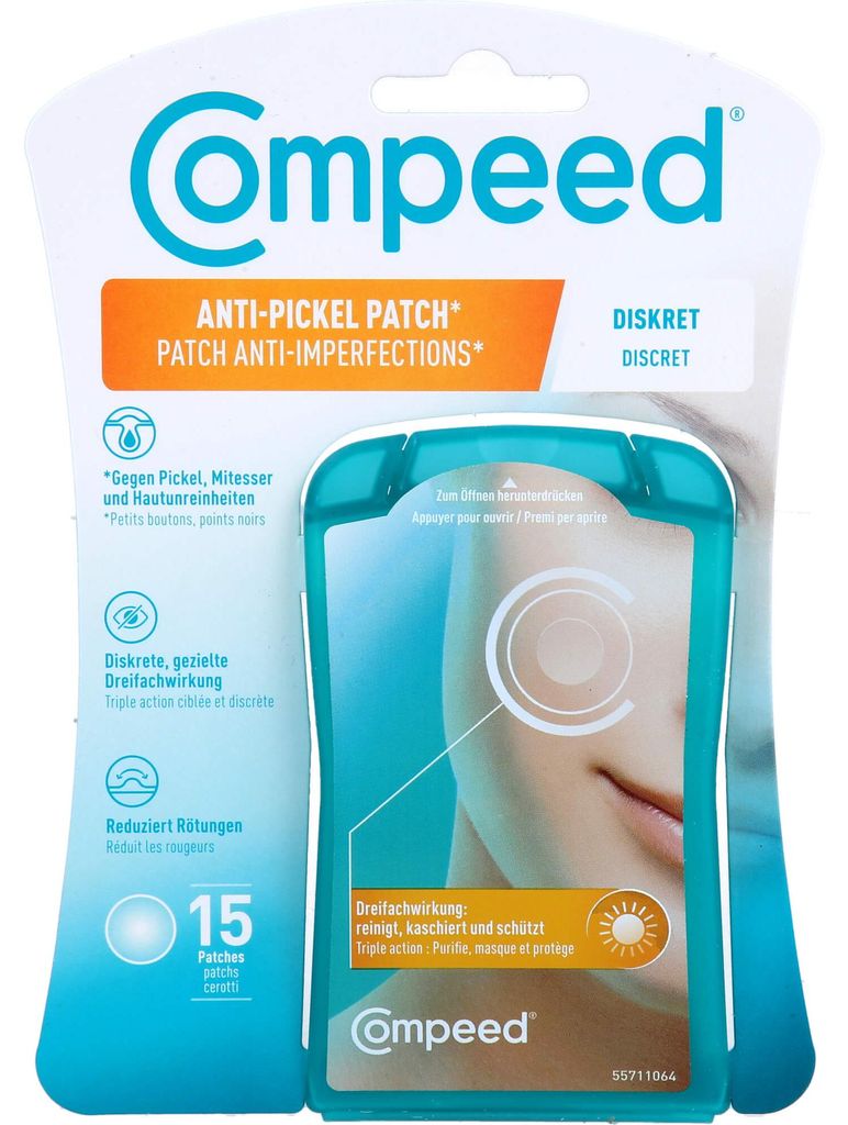 Compeed Anti-Pickel Patch Diskret, 15 St. Pflaster