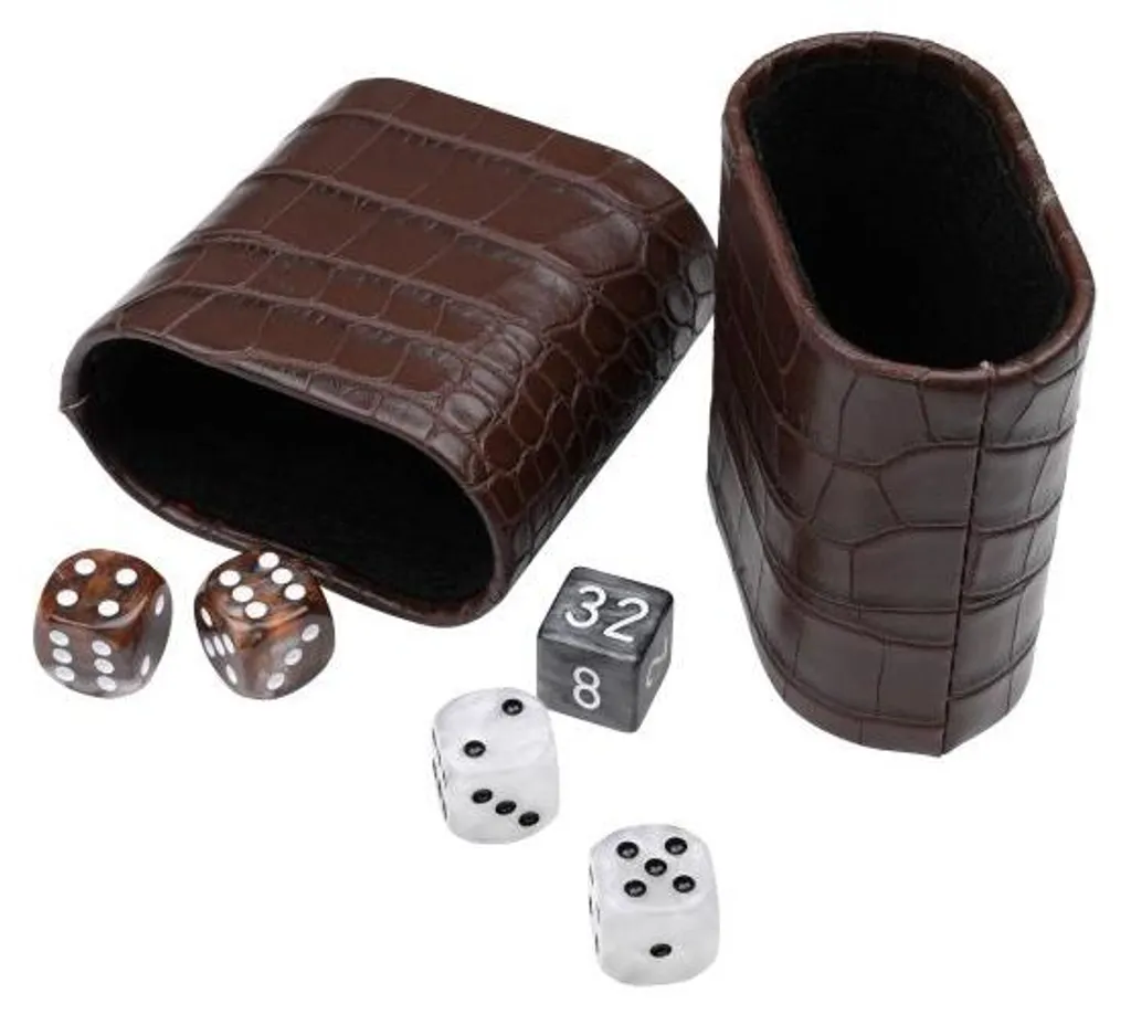 Backgammon Philos en Bois Robuste - Coffret Aspect Croco Anti-Rayures - 2