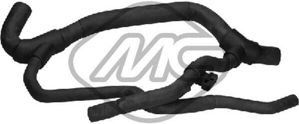 Metalcaucho Kühlerschlauch Wasserschlauch für RENAULT CLIO II (BB0/1/2, CB0/1/2) 08731