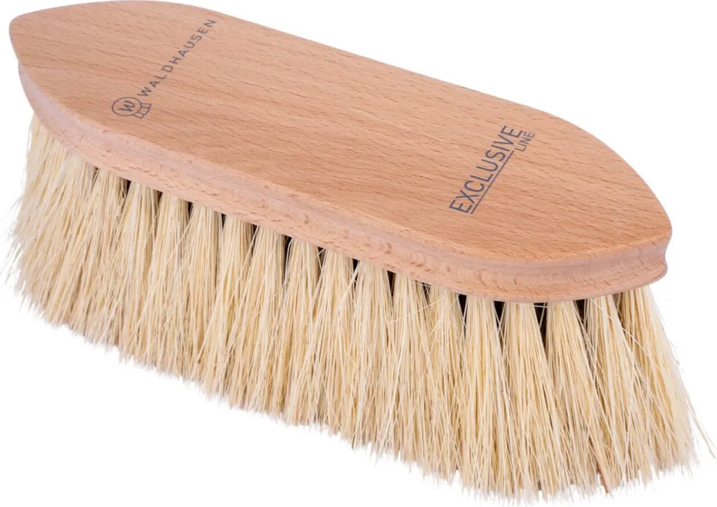 Brosse à panser naturelle 20cm pour le pansage quotidien du cheval