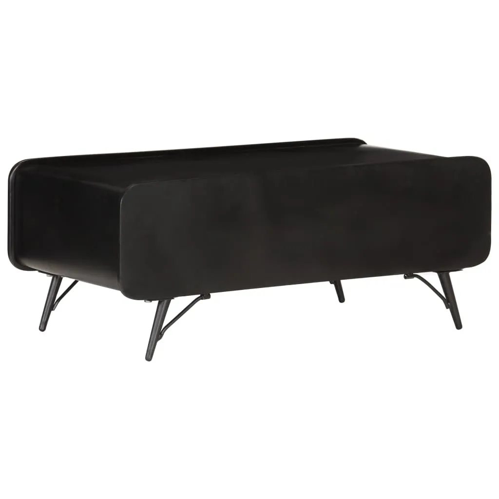 vidaXL Table basse 100x50x40 cm en bois de manguier massif robuste