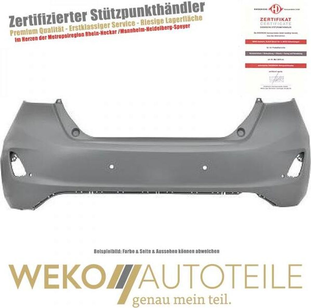 Stoßstange hinten DIEDERICHS 1407056 für FORD
