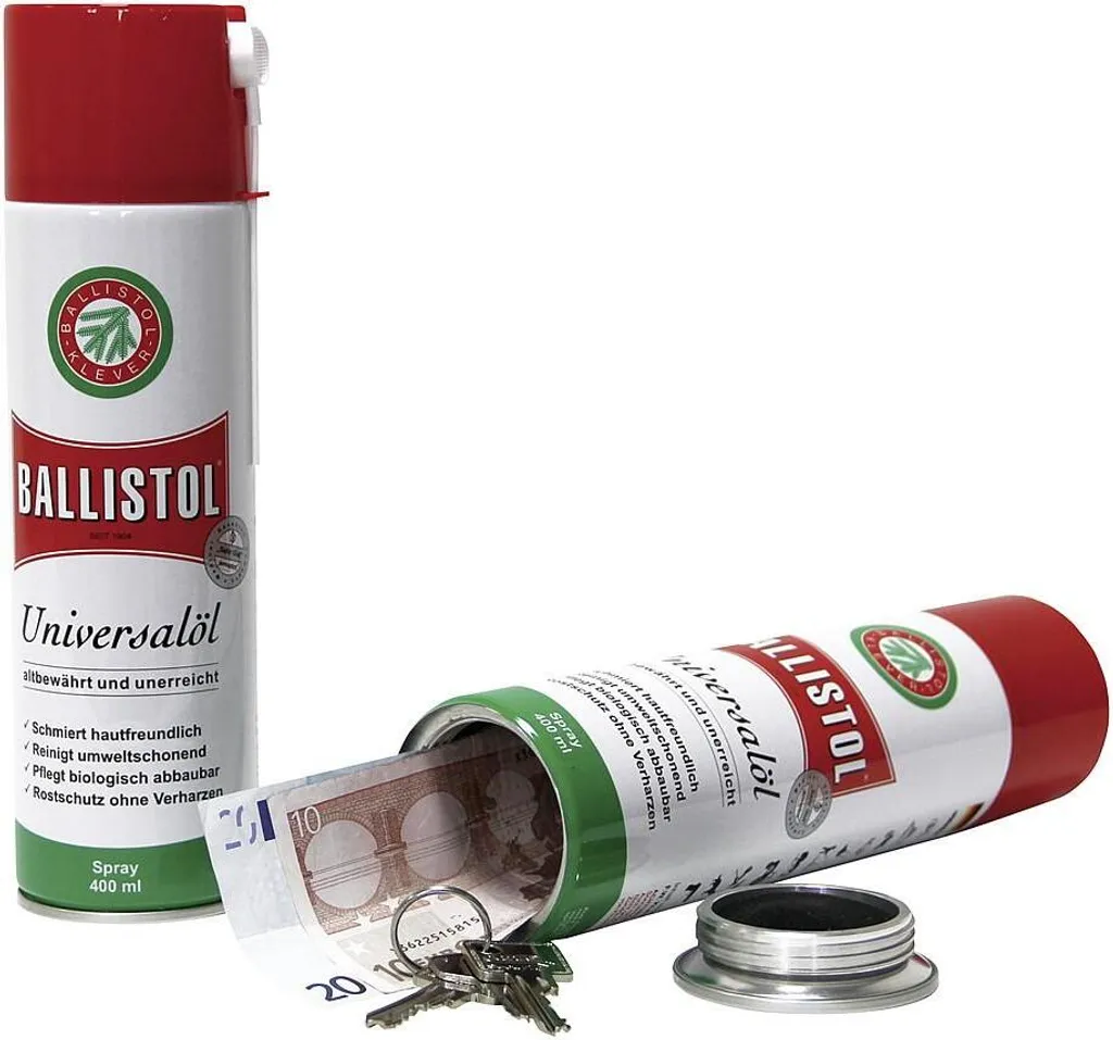 Cachette secrète Ballistol en forme de bombe aérosol factice 400ml - 6