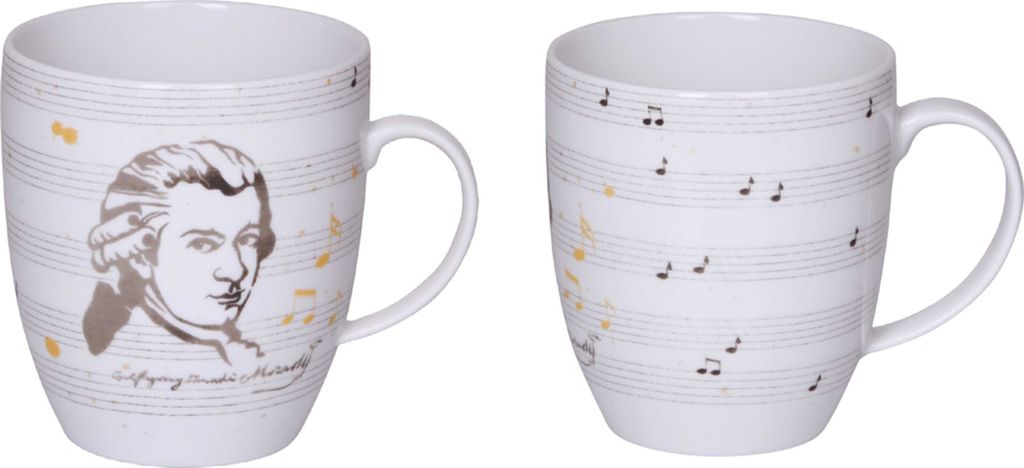 Porzellan-Tasse "Edition Mozart" All about music