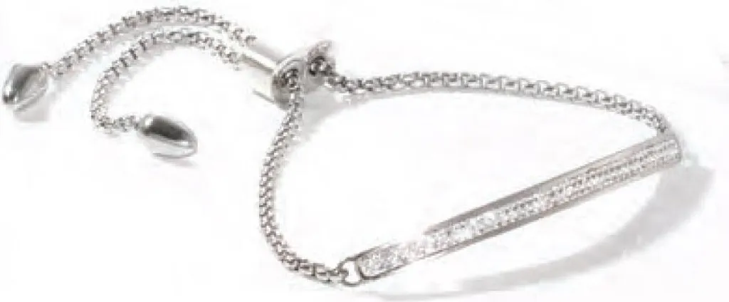 Regala Luce: Victoria Bracciale Argento e Pietre Bianche per Lei