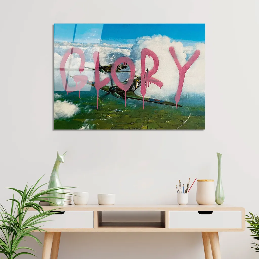 Quadro Wallity UV-507 Vetro Temperato 45x65 Multicolore | Design Luxury