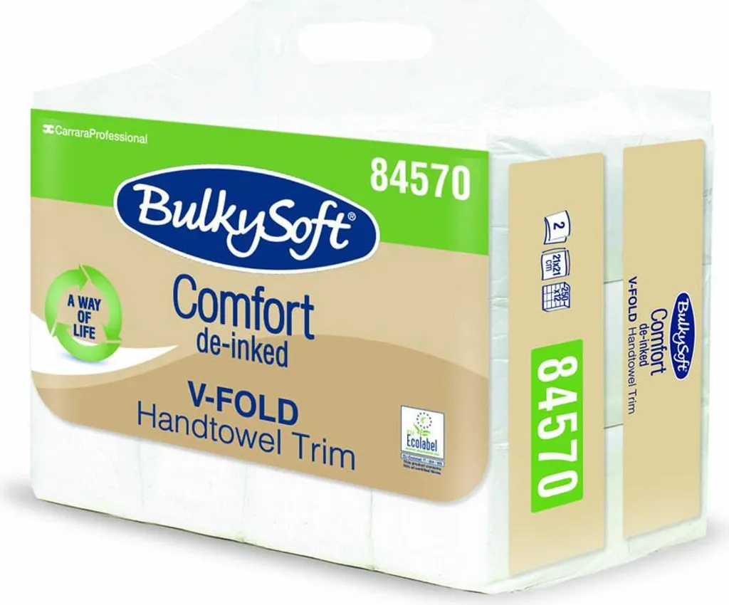 Essuie-mains papier BulkySoft pour distributeur professionnel type V