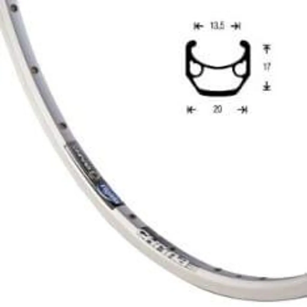 Jante Rigida Ryde Chrina 20mm en Aluminium 36 trous double paroi