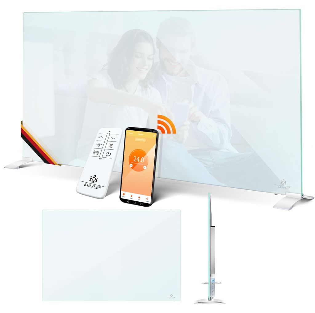 Chauffage infrarouge KESSER® Convecteur en verre Chauffage Image du produit 