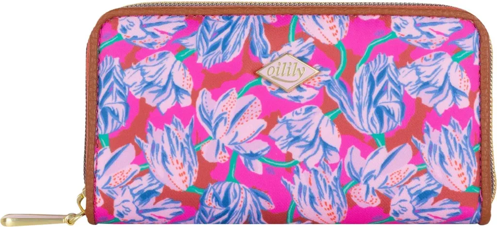 Porte-monnaie compact Oilily Zana Tulipy rose - Ne perdez plus votre monnaie - 5