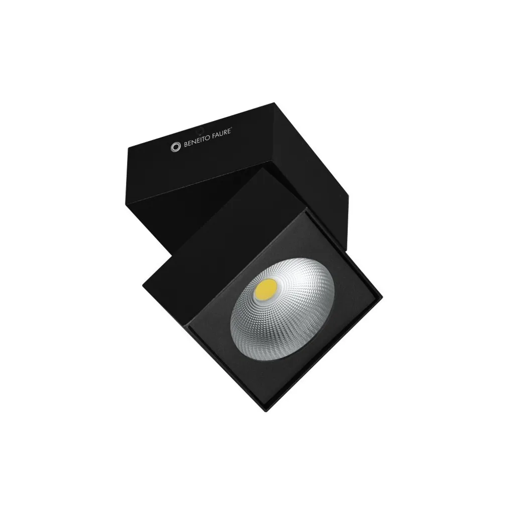 Applique LED Moderna Rubyc Nera 14W - Luce 3-in-1 Orientabile