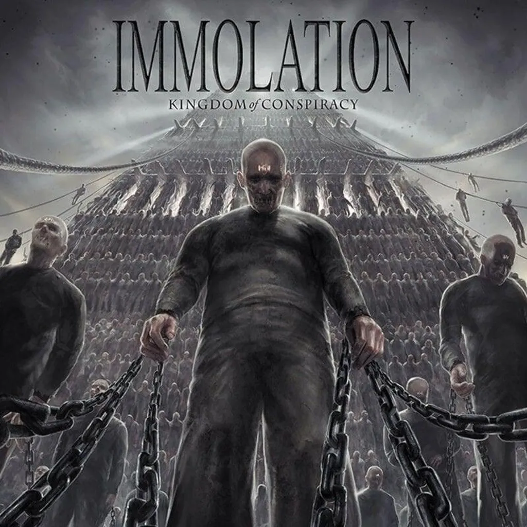 Album Vinyle Blanc Immolation Kingdom Of Conspiracy Pressage LP